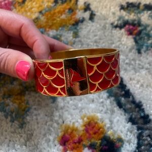 The Tipsy Skipper Red Bangle Bracelet